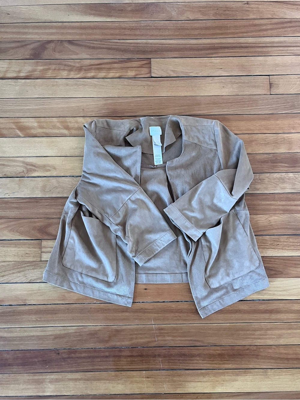 Chico’s Tan Suede Jacket